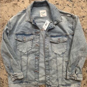 Abercrombie & Fitch Light Blue Denim Jacket